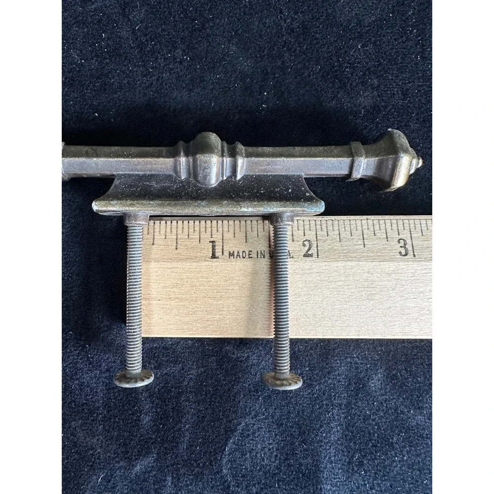 Vintage Brass Door Handles (Set of 2) Vintage Hardware Pull MCM Decor 4.5